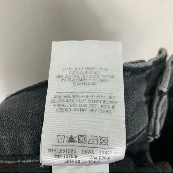 Hudson Holly Flare High Waist Black Jean Sz 25 - Picture 10 of 10